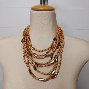 The Earth Collection beaded necklace